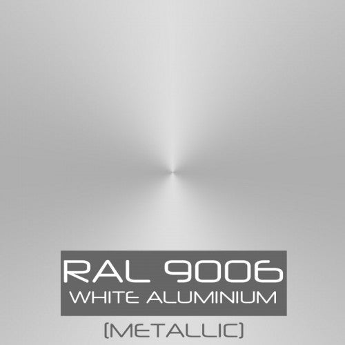 RAL 9006 White Aluminium Spray Paint 400ml Aerosol